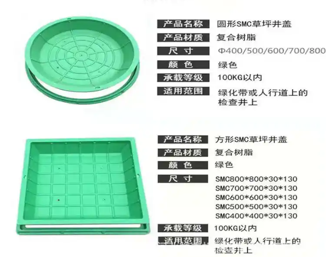 五峰树脂复合种植井盖展示
